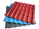 Synthetic resin roof tile