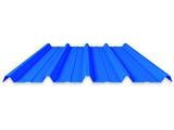 Single-layer corrugated steel roof panel