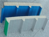 Corrugated steel sandwich roof panel (PU insulation)-type 1