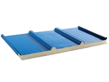 Corrugated steel sandwich roof panel (PU insulation)-type 2